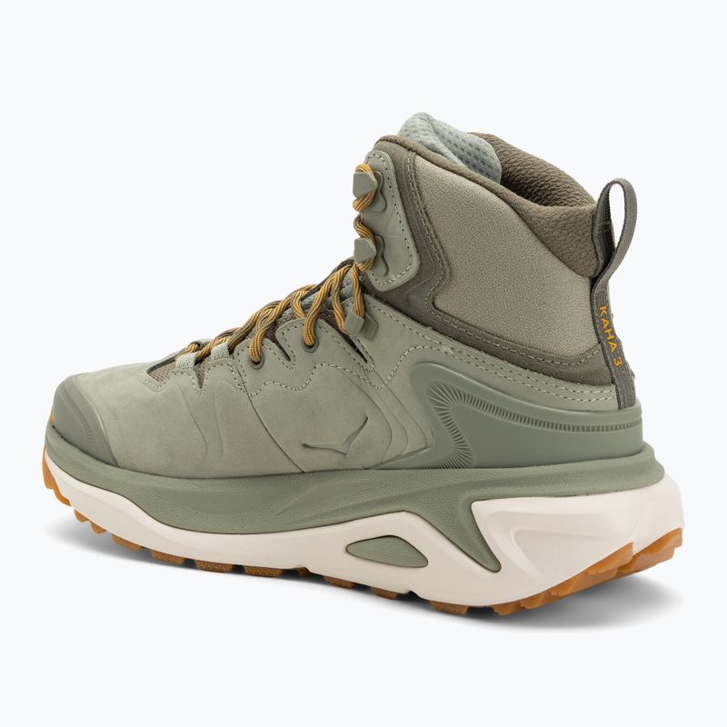 Scarpe da trekking da uomo HOKA Kaha 3 GTX muschio marino/latte di avena 3