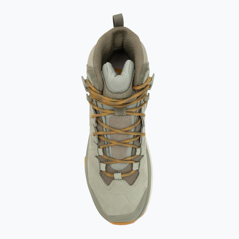 Scarpe da trekking da uomo HOKA Kaha 3 GTX muschio marino/latte di avena 5