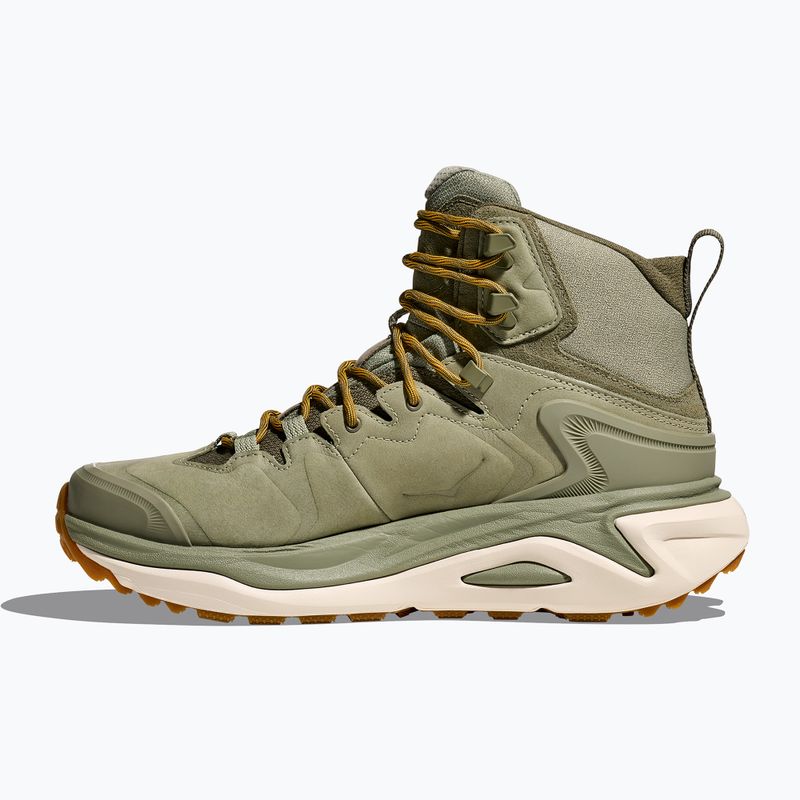 Scarpe da trekking da uomo HOKA Kaha 3 GTX muschio marino/latte di avena 10