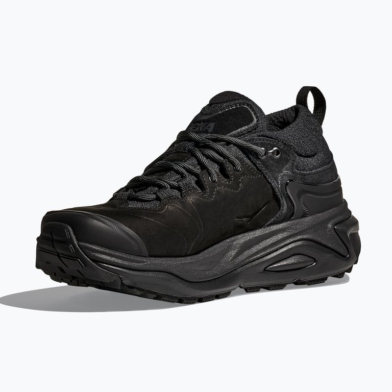 Scarpe da trekking da uomo HOKA Kaha 3 Low GTX nero/nero 4