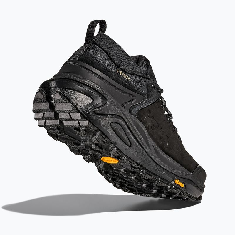 Scarpe da trekking da uomo HOKA Kaha 3 Low GTX nero/nero 5
