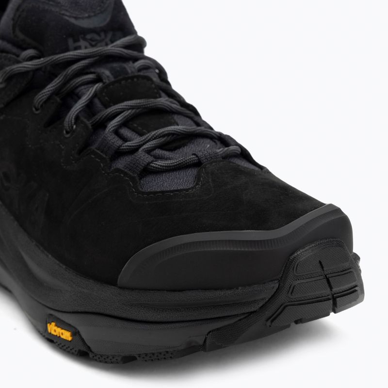 Scarpe da trekking da uomo HOKA Kaha 3 Low GTX nero/nero 7