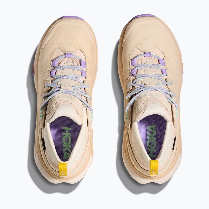 Scarpe da trekking da donna HOKA Kaha 3 Low GTX vaniglia/menta fluorite 15