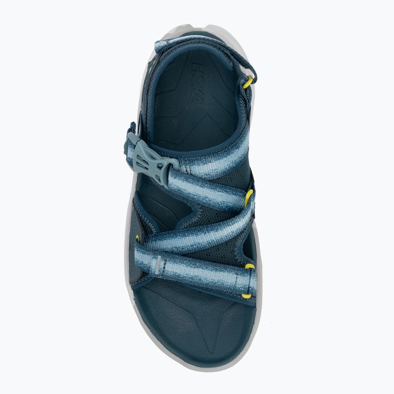 HOKA Infini Hike TC sandali da uomo blu crepuscolo/verde pisello 5
