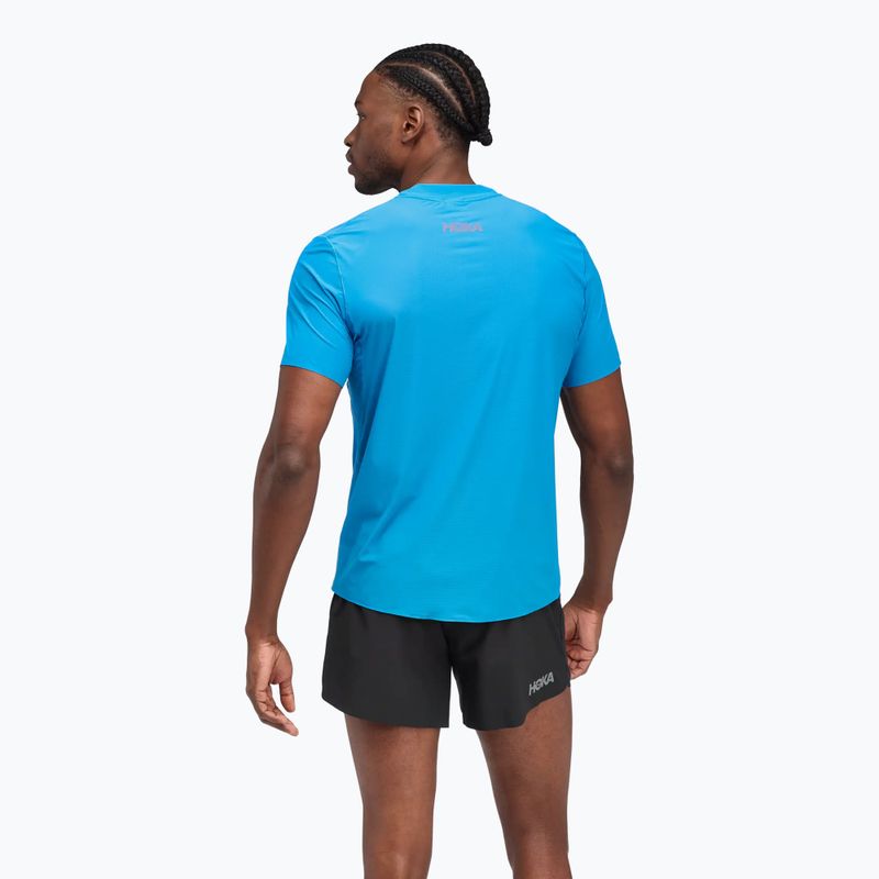 Maglietta da corsa da uomo HOKA Airolite Run hoka blu 3