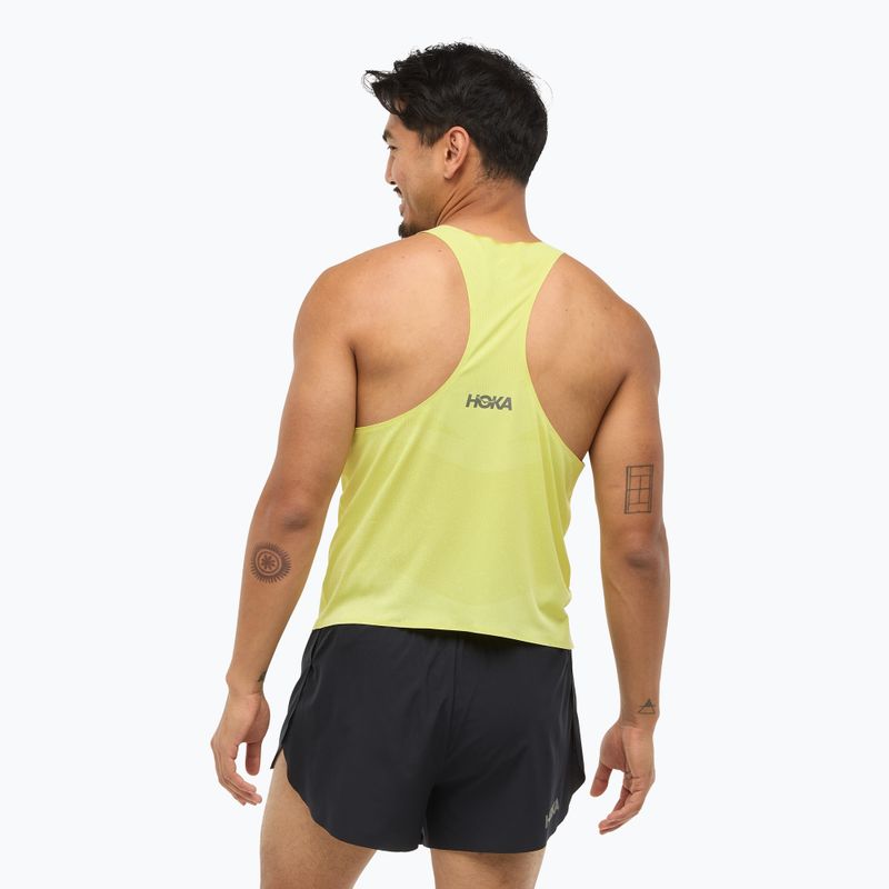 Canotta HOKA Race da uomo maglietta da corsa hoka citrus 3