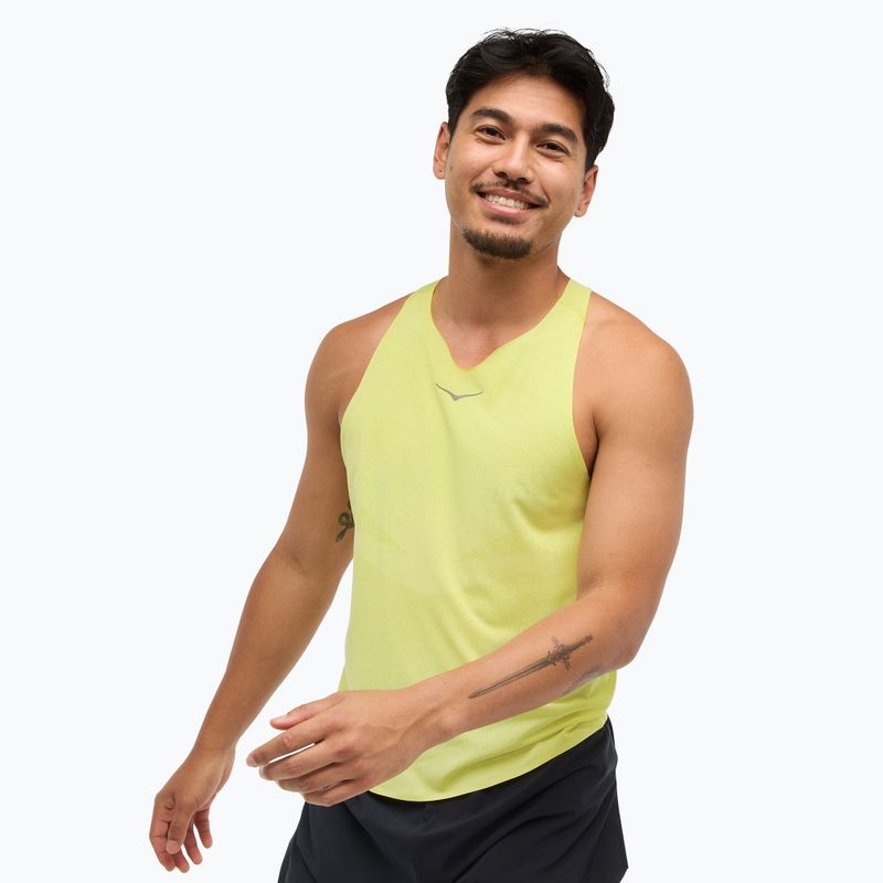 Canotta HOKA Race da uomo maglietta da corsa hoka citrus 4
