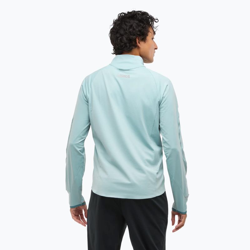 Felpa da running HOKA GlideTech Quarter Zip da uomo druzy 3