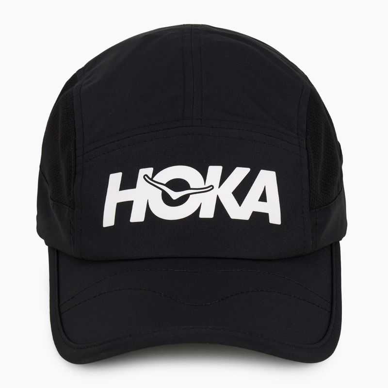 Cappello da baseball HOKA Run nero 2