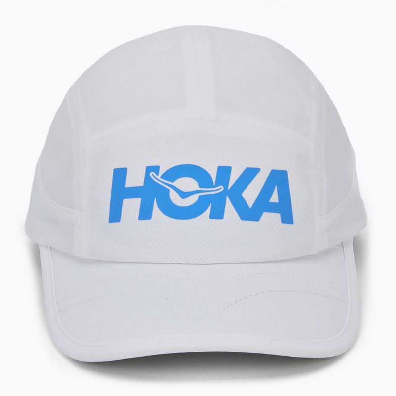 Cappellino con visiera HOKA Run bianco 2