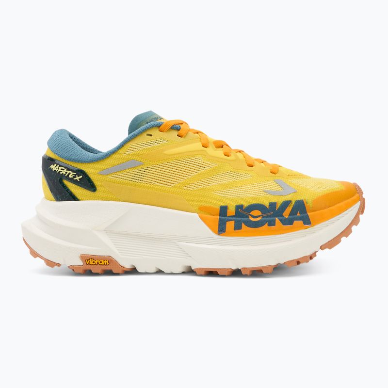 Scarpe da corsa da uomo Hoka Mafate X zest/mountain fog 2