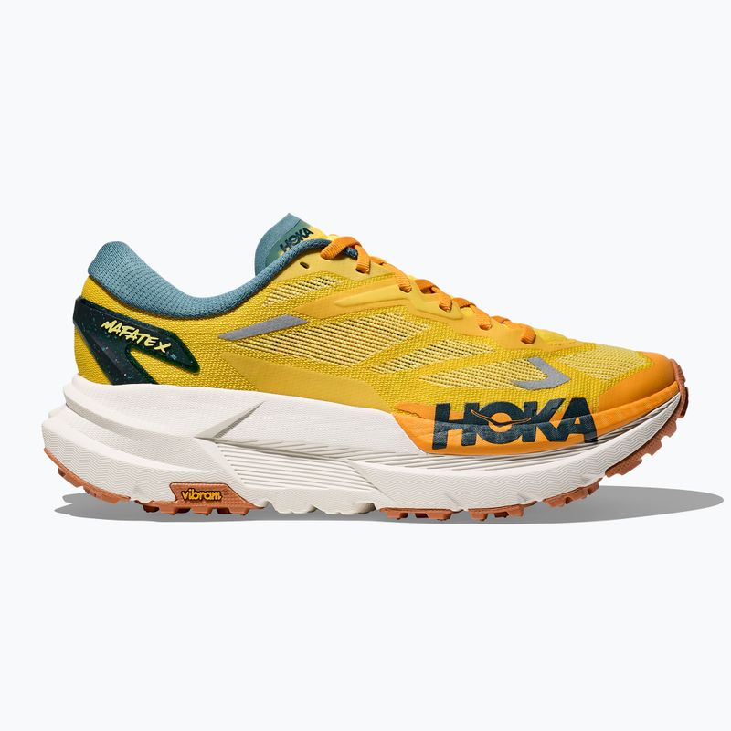 Scarpe da corsa da uomo Hoka Mafate X zest/mountain fog 2