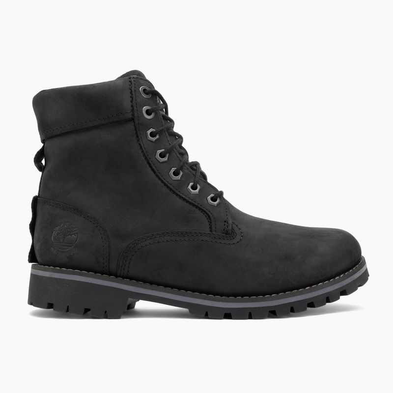 Scarpe da uomo Timberland Rugged Wp Ii 6 In Plain Toe jet black 2