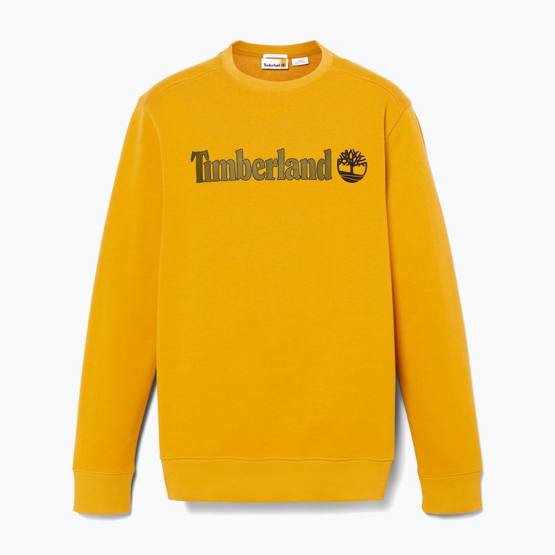 Felpa girocollo uomo Timberland Linear Logo chai tea 5