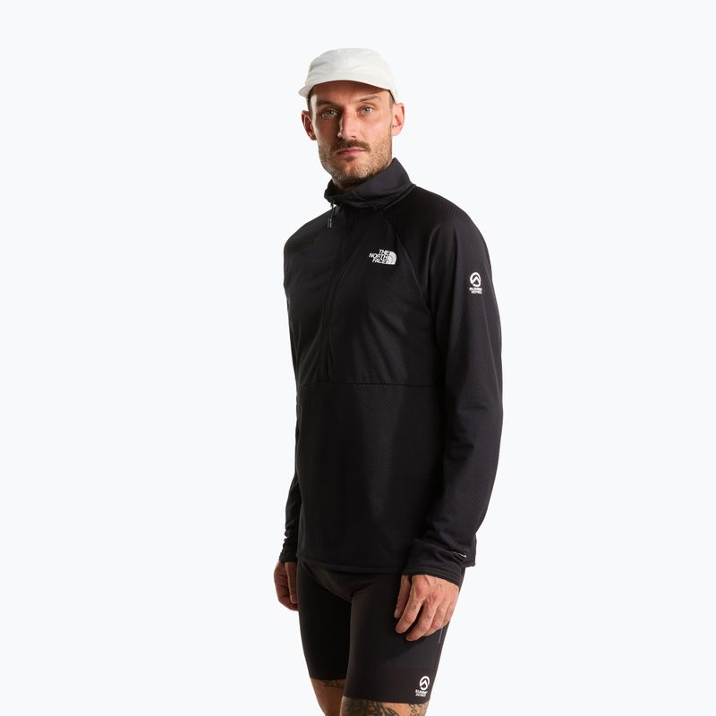 Felpa The North Face Summit Futurefleece LT 1/2 Zip nero/npf da uomo