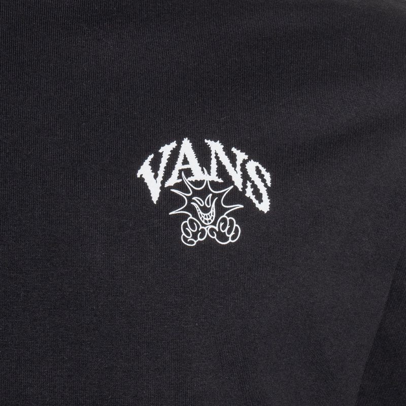 Maglietta Vans Checker Logo Gfx nera da uomo, sciolta 3