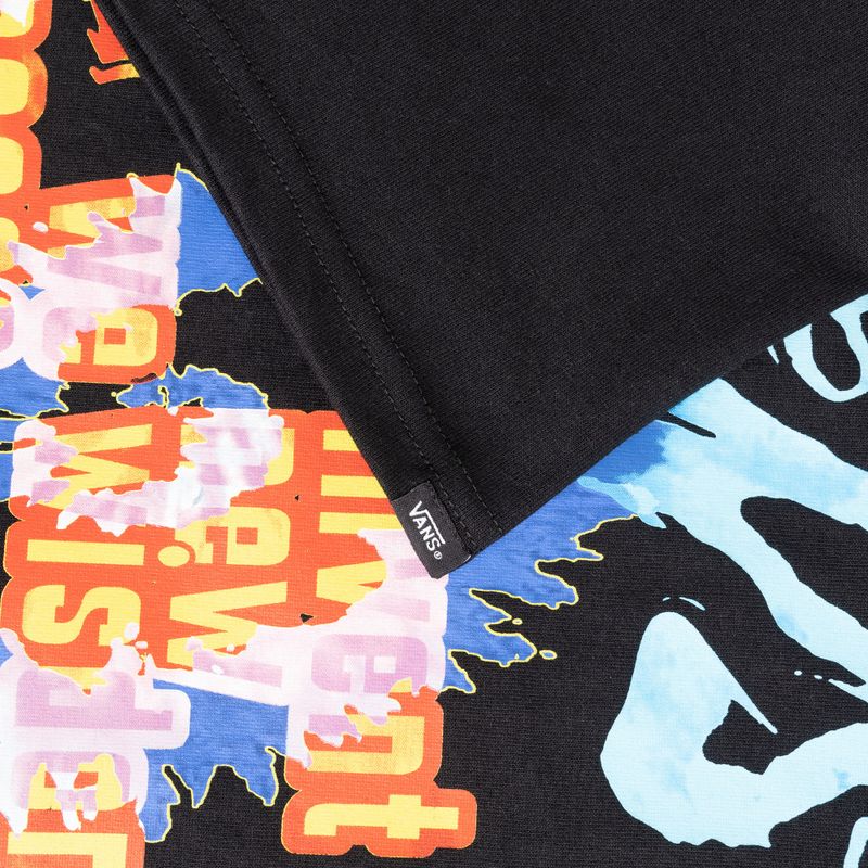 Maglietta Vans New Vdc Loose nera da uomo 4