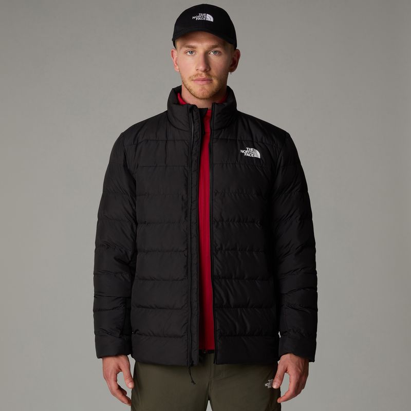 Giacca a piumino da uomo The North Face Aconcagua 3 nera 4