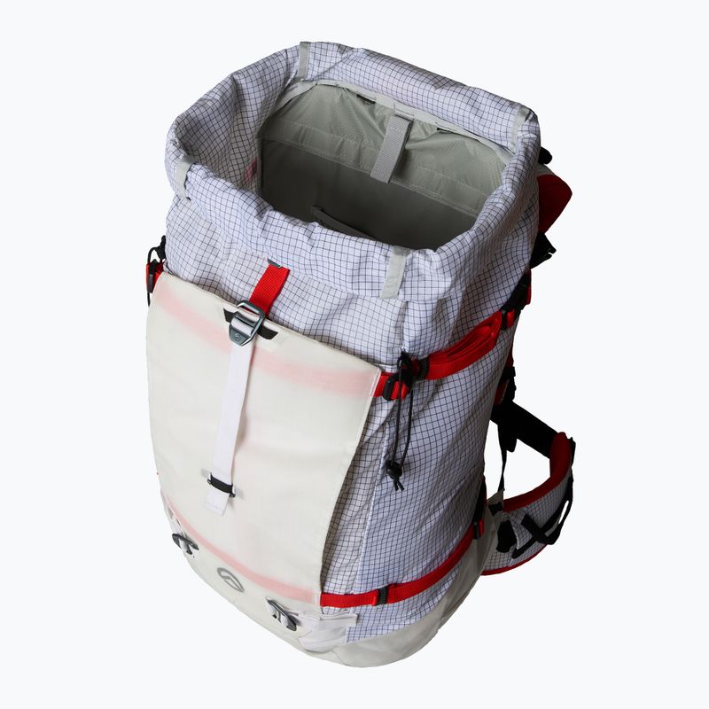 Zaino da trekking The North Face Cobra 65 l bianco/rosso non tinto 5