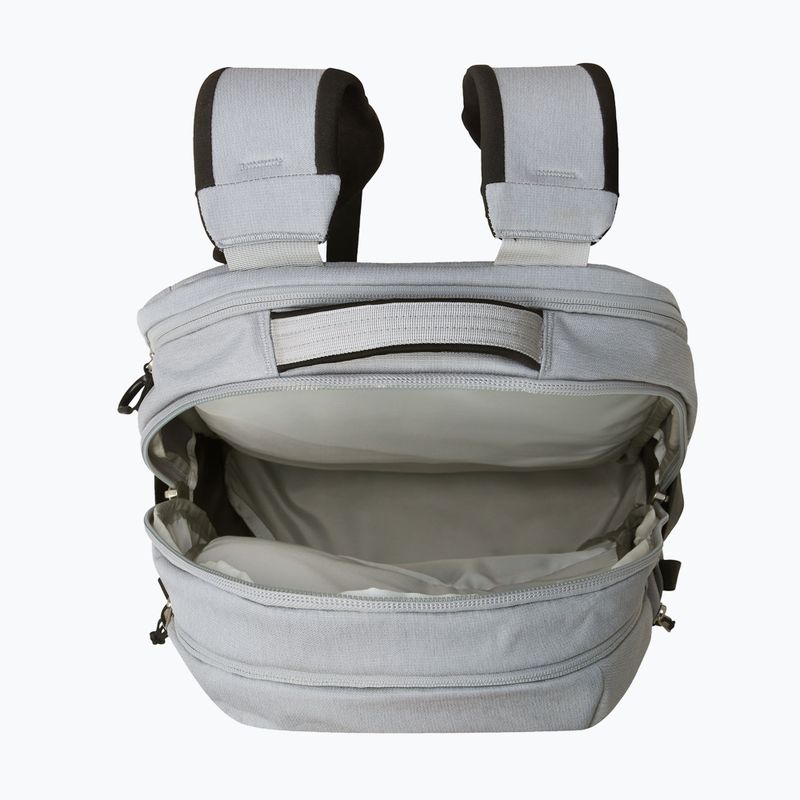 Zaino urbano The North Face Surge 31 l melt grey dark heather/tnf black 4