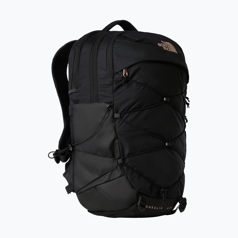 Zaino urbano da donna The North Face Borealis Luxe 27 l nero/corallo bruciato metallico