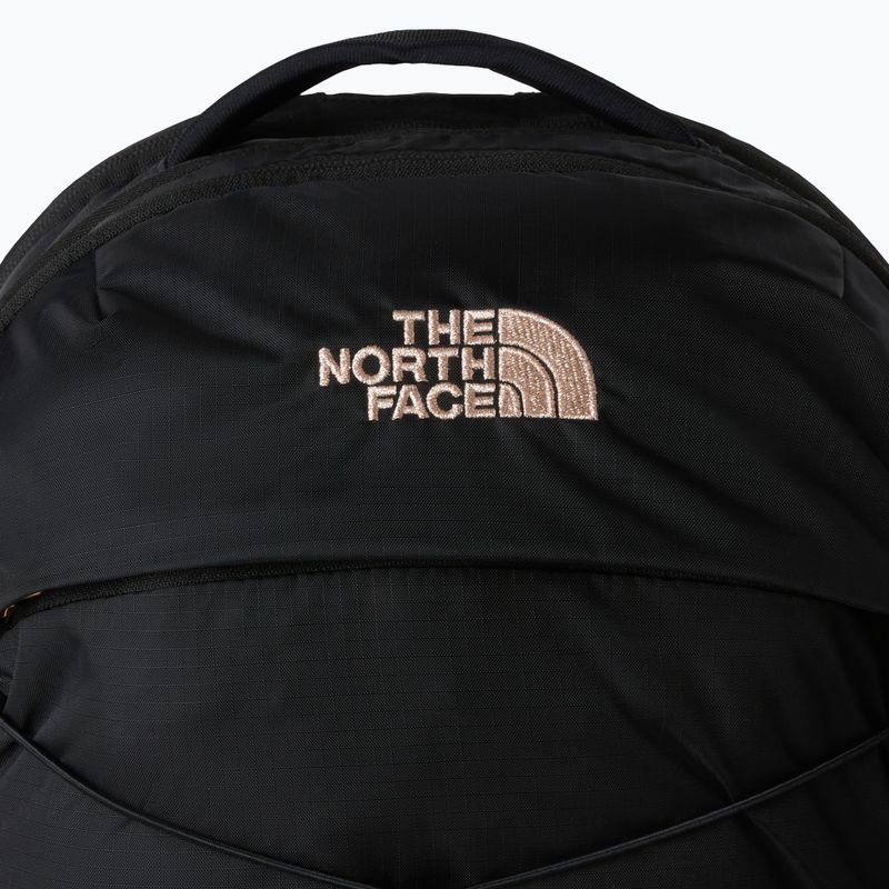Zaino urbano da donna The North Face Borealis Luxe 27 l nero/corallo bruciato metallico 3