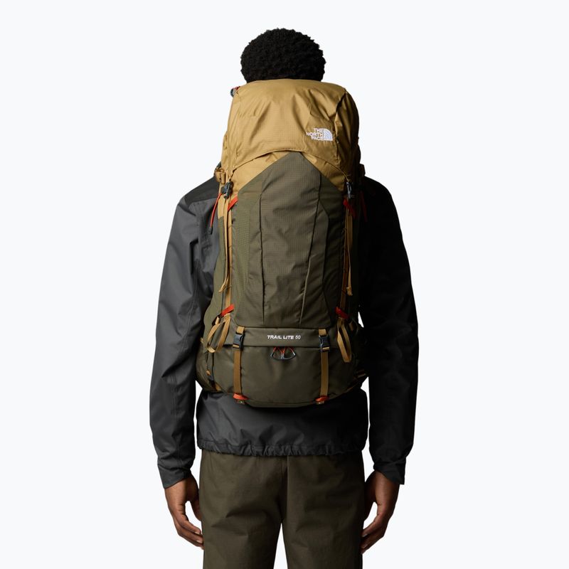 Zaino da trekking The North Face Trail Lite 54 l utility marrone/nuova taupe verde 7