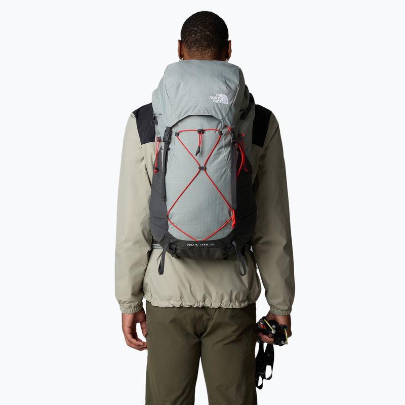 The North Face Trail Lite 36 l zaino da trekking da uomo grigio monumento/grigio asfalto 6