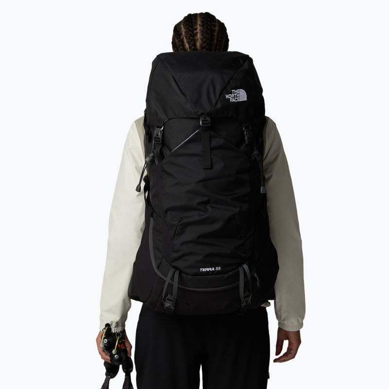 Zaino da trekking The North Face Terra 55 l nero/grigio asfalto 6