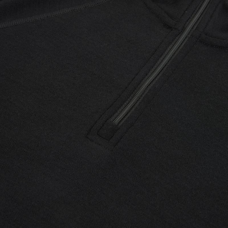 Felpa termica da donna Smartwool Classic Thermal Merino Base Layer 1/4 Zip Boxed nera 3