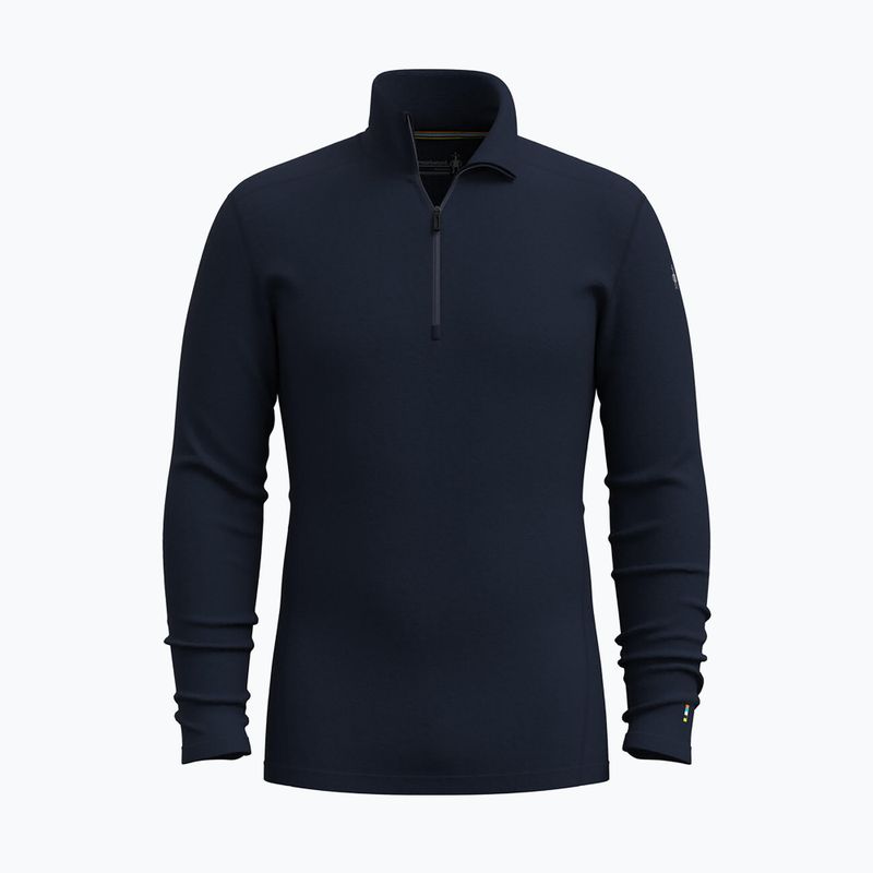 Felpa termica da uomo Smartwool Classic Thermal Merino Base Layer 1/4 Zip Boxed deep navy 4