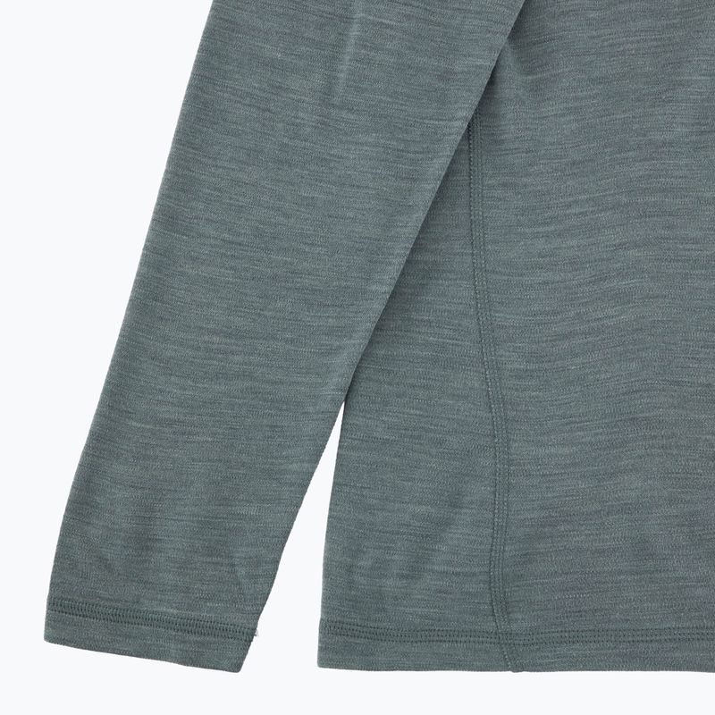 Felpa termica da uomo Smartwool Classic Thermal Merino Base Layer 1/4 Zip Boxed blu peltro h 6