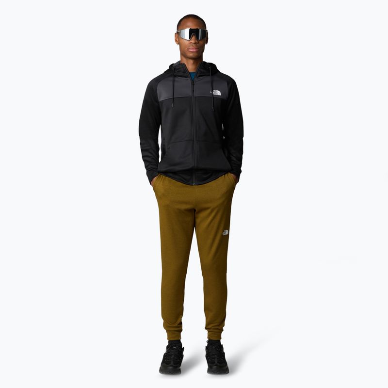 Felpa The North Face Reaxion Fleece uomo nero/grigio asfalto 2