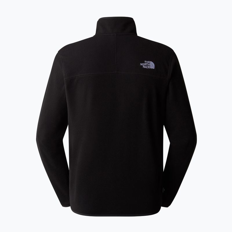 Felpa da uomo The North Face 100 Glacier 1/4 Zip nero/npf 5