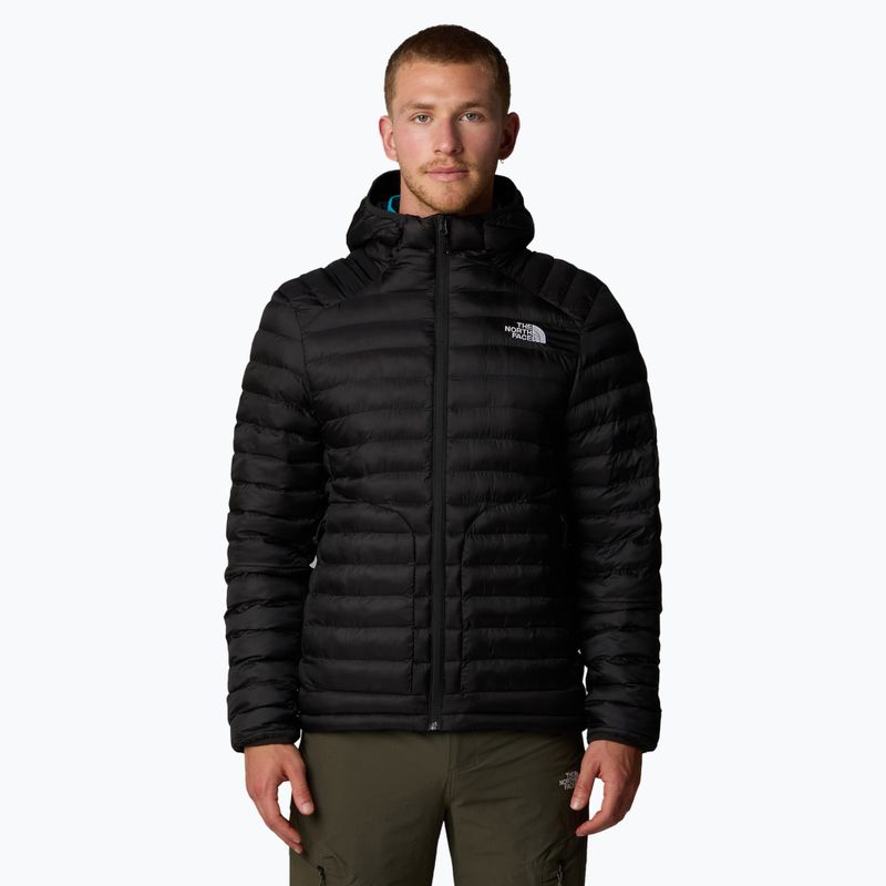 Piumino da uomo The North Face Huila Synthetic Hoodie nero/grigio asfalto