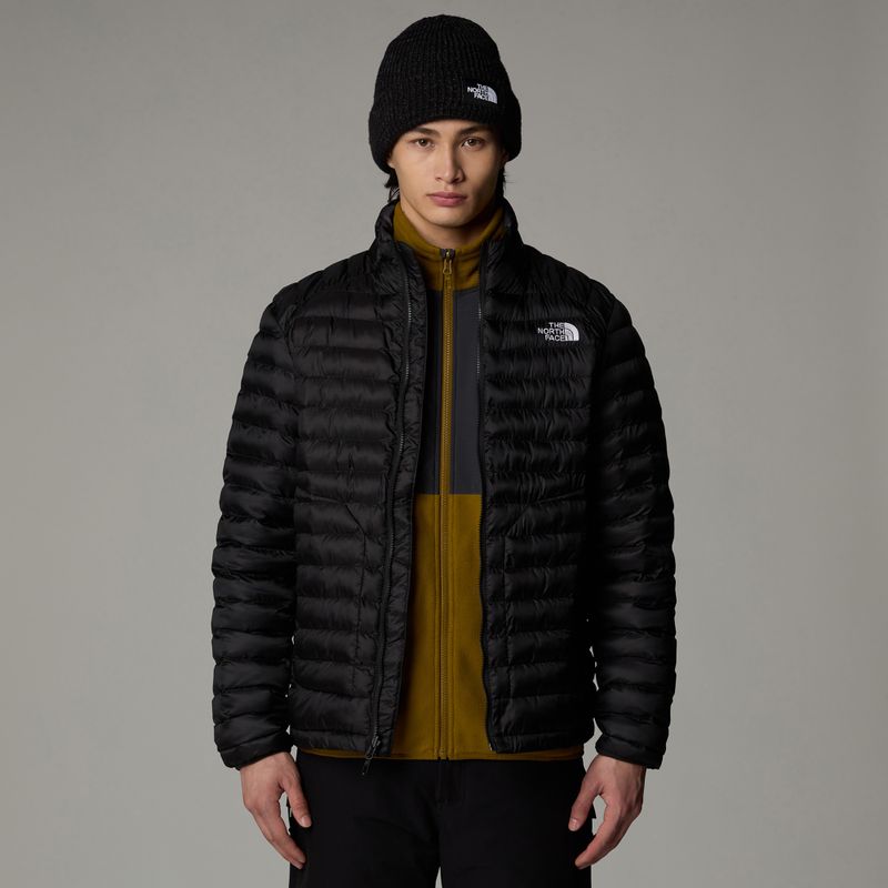 Giacca imbottita da uomo The North Face Huila Synthetic nero/grigio asfalto 4