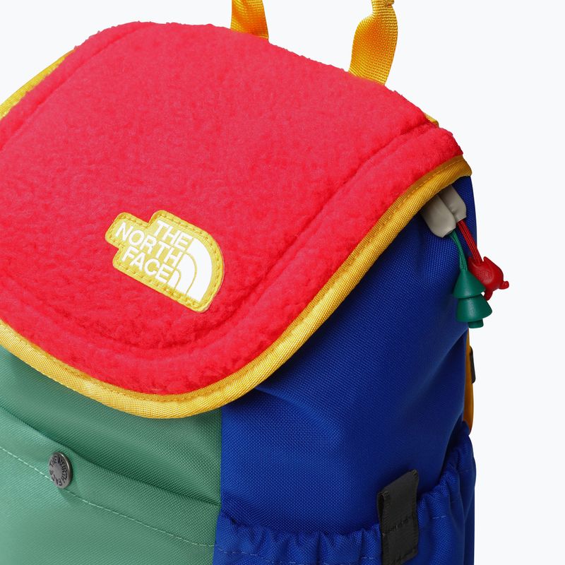 Zaino urbano per bambini The North Face Mini Explorer 10 l red/deep grass gree 4