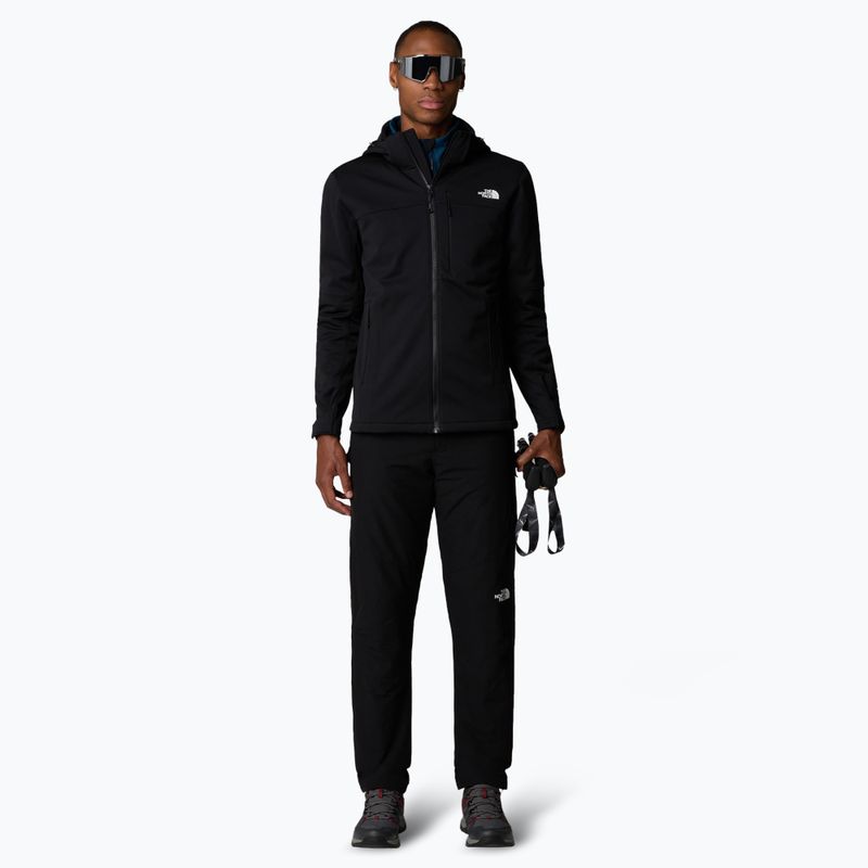 Giacca softshell da uomo The North Face Diablo Softshell Cappuccio staccabile nero/nero/npf 2