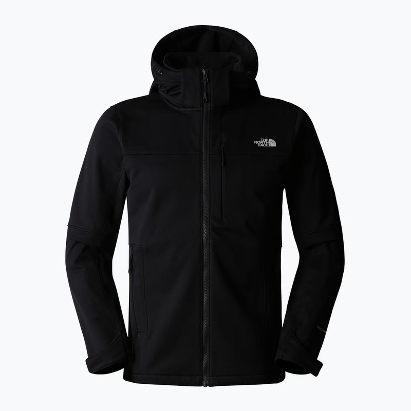 Giacca softshell da uomo The North Face Diablo Softshell Cappuccio staccabile nero/nero/npf 5