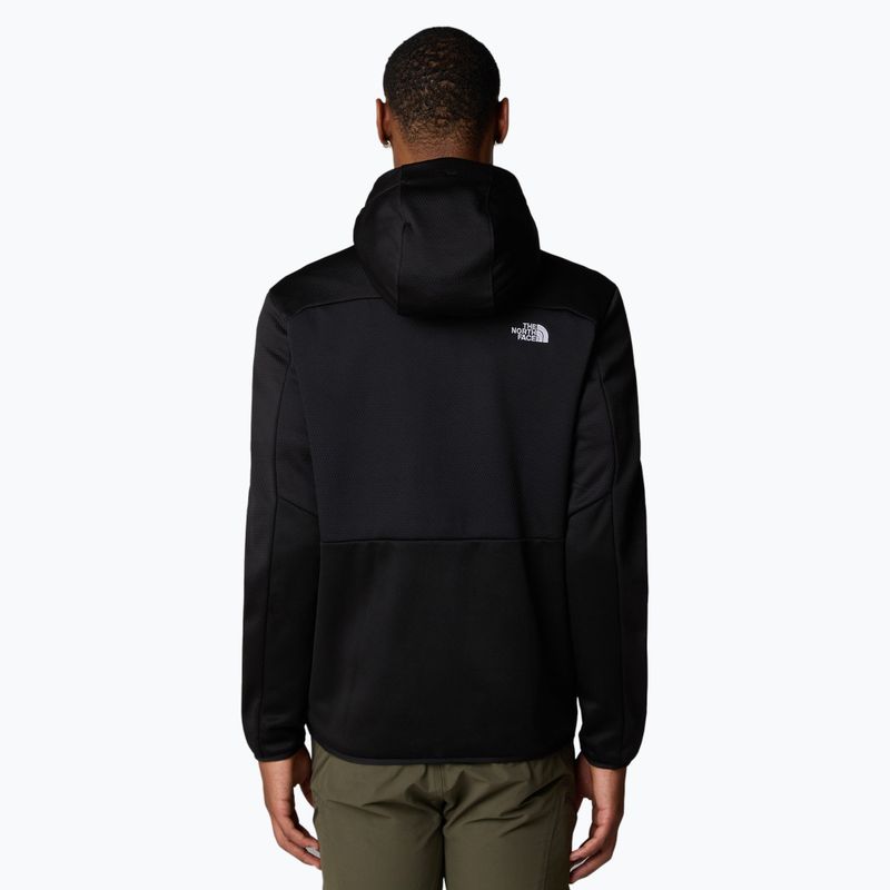 Felpa da uomo The North Face Merak Hoodie nero/bianco/npf 3