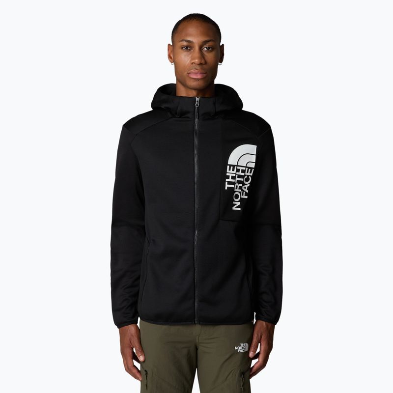 Felpa da uomo The North Face Merak Hoodie nero/bianco/npf 4