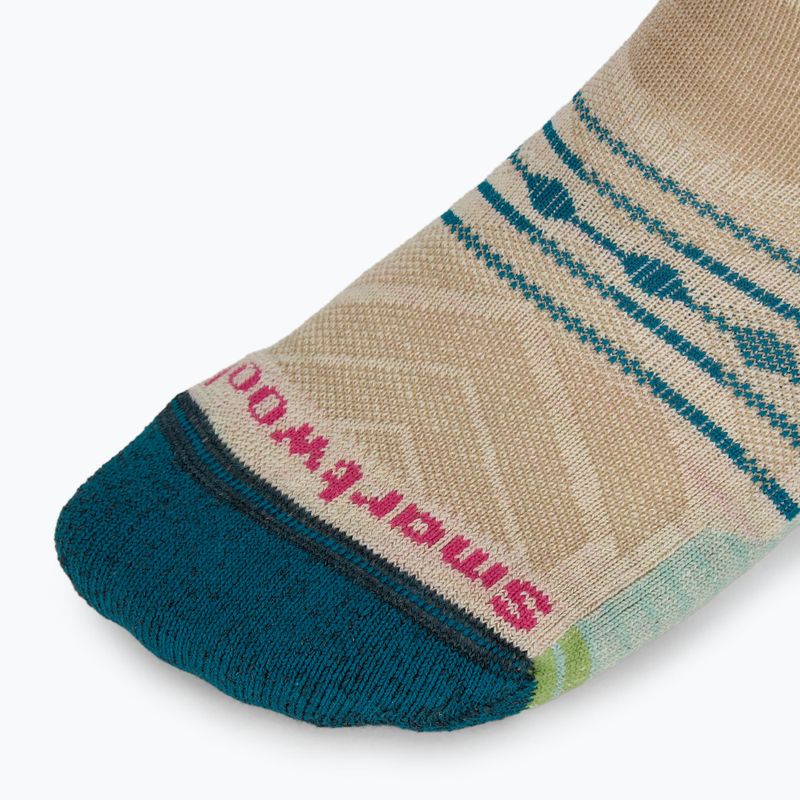 Calze da donna Smartwool Hike Light Cushion Retro Floral Mid Crew moonbeam 4