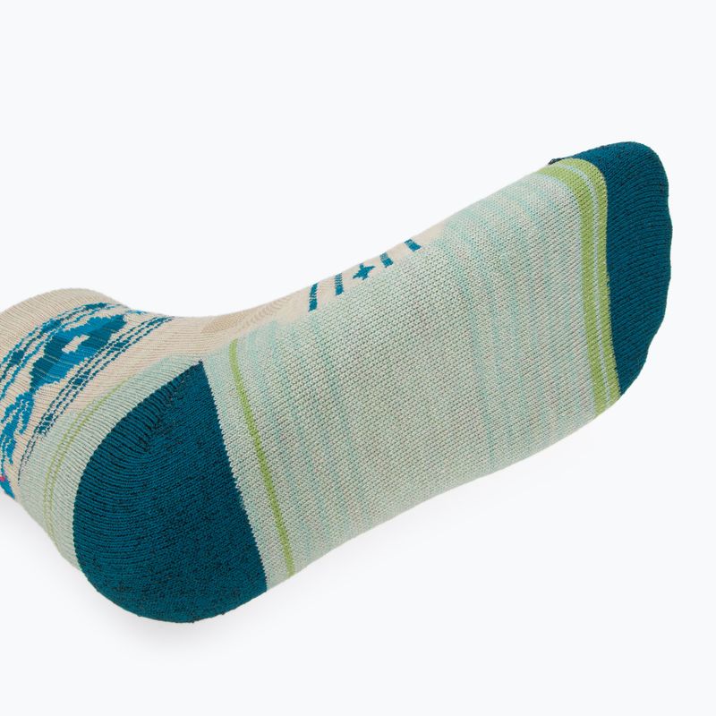 Calze da donna Smartwool Hike Light Cushion Retro Floral Mid Crew moonbeam 5