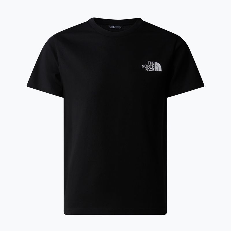 Maglietta The North Face Teen Simple Dome Tee nera da bambino 4