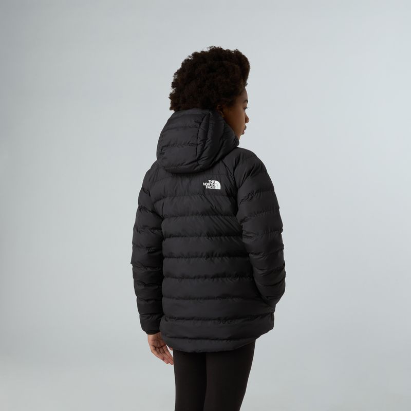 Giacca a piumino per bambini The North Face Reversible Perrito Hooded nero/perla fumé 3