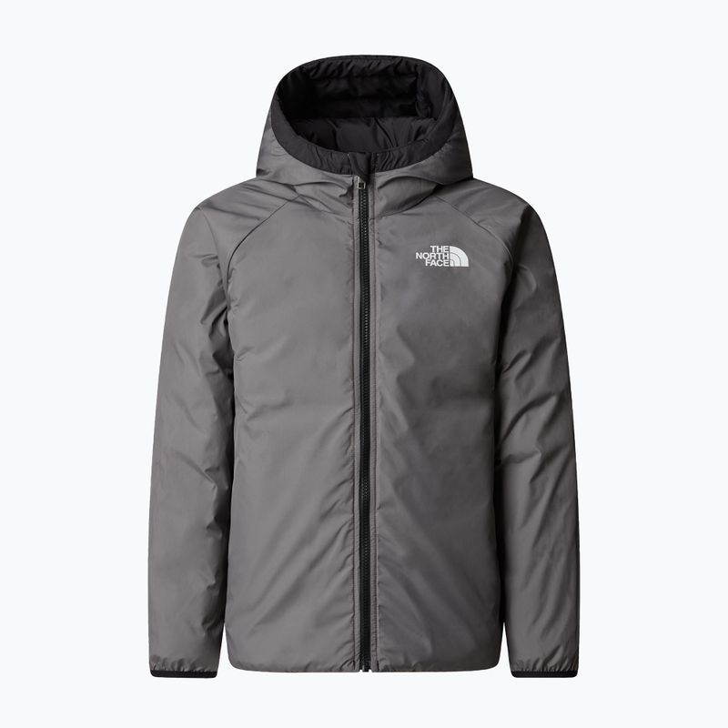 Giacca a piumino per bambini The North Face Reversible Perrito Hooded nero/perla fumé 8