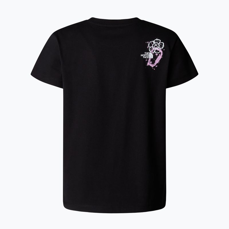 T-shirt per bambini The North Face Graphic Relaxed Tee tnf nero 2