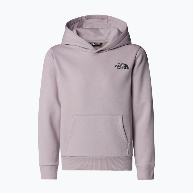 Felpa da bambino The North Face Teen Simple Dome Hoodie grigio pietra di luna 4