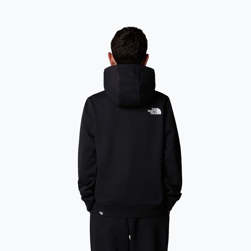 Felpa da bambino The North Face Teen Simple Dome Hoodie tnf nero 3