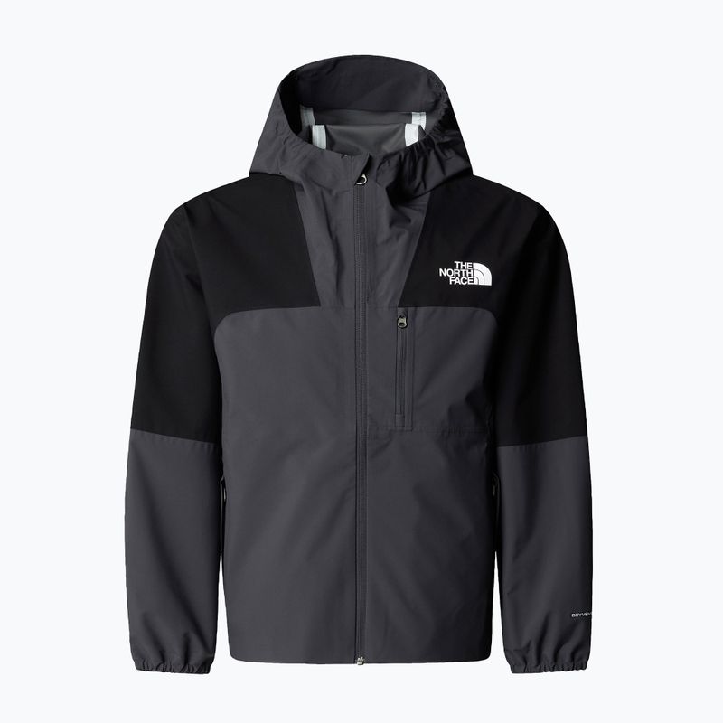 Giacca impermeabile per bambini The North Face Teen Hike Packable Shell tnf black/asphalt grey 4